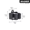 Wagner Design Yourself seinäteline WH 2095 musta (15209502)