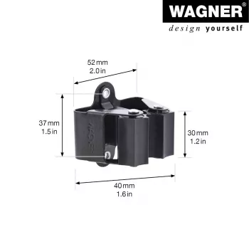 Wagner Design Yourself seinäteline WH 2095 musta (15209502)