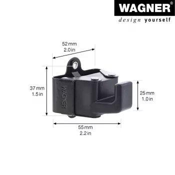 Wagner design yourself naulakko koukku WH 2098 yksittäiskoukku musta 2 kpl (15209802)