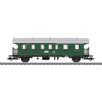 Märklin 4313 H0 pikajunavaunu Büm 234 2. luokka DB aikakausi IV merensininen/beige