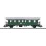 Märklin 4313 H0 pikajunavaunu Büm 234 2. luokka DB aikakausi IV merensininen/beige