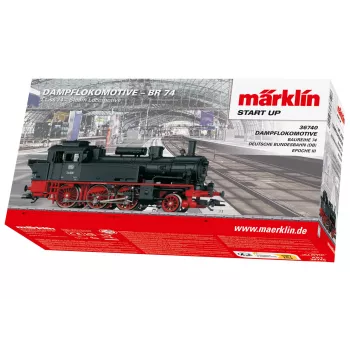 Märklin 36740 HO-mittakaava dieselveturi DB Baureihe 212 (V 100) musta/punainen, mfx+ Digital Sound