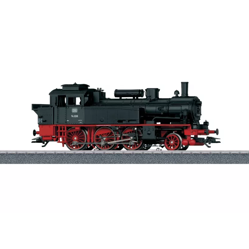 Märklin 36740 HO-mittakaava dieselveturi DB Baureihe 212 (V 100) musta/punainen, mfx+ Digital Sound