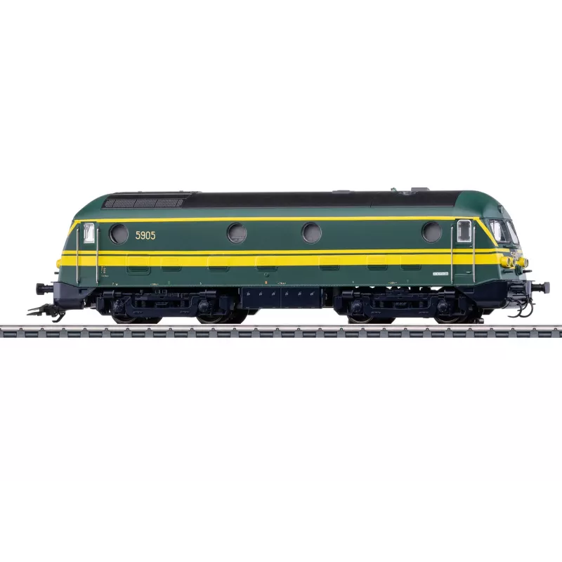 Märklin 37279 H0 SNCB Baureihe 59 dieselveturi, mfx+-dekooderi ja LED-valaistus