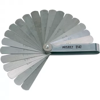 HAZET 2147 rakotulkki, 13 lehteä, 0,05-1,00 mm, metrinen
