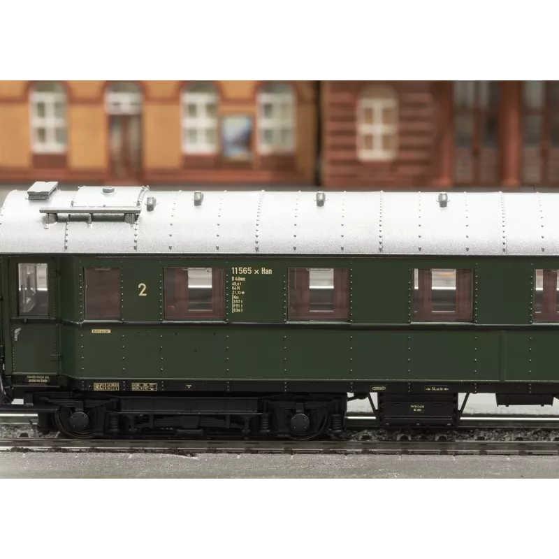 Märklin 42500 H0 pikajunavaunu B4uewe 2. luokka, DB