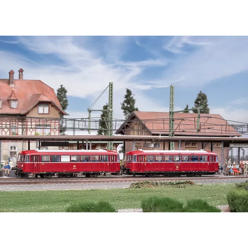 Märklin 038980 H0 kiskobussi BR 798 + BR 998 DB aikakausi IV, mfx+ Digital Sound