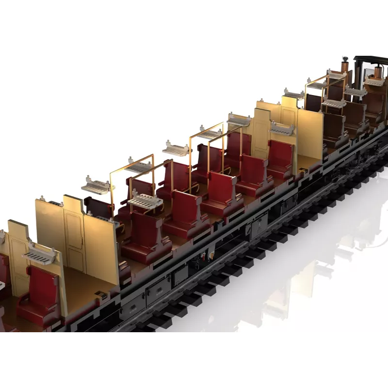 Märklin 42580 H0 3-osainen sarja DR henkilövaunuja