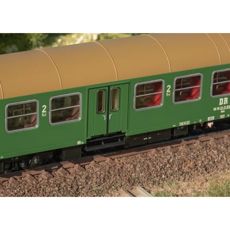 Märklin 42580 H0 3-osainen sarja DR henkilövaunuja