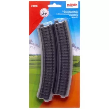Märklin World 23130 H0 6-osainen kaareva muovikiskosarja