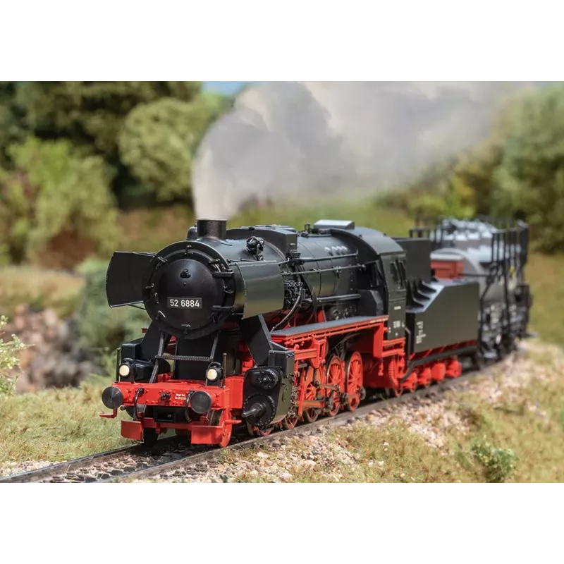 Märklin 039535 H0 höyryveturi BR 52, DB runkotenderillä