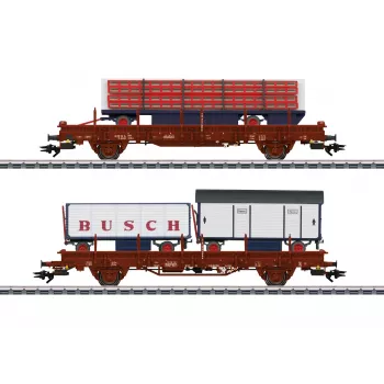Märklin 45042 H0 2-osainen tavaravaunusarja Zirkus Busch DR