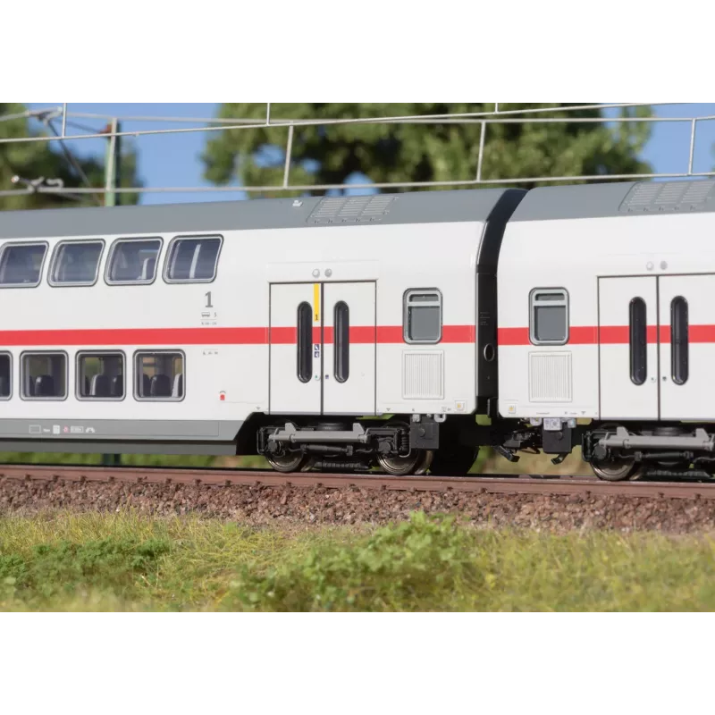 Märklin 43486 H0 IC2 kaksikerroksinen väli vaunu DApza 687.2 1. luokka