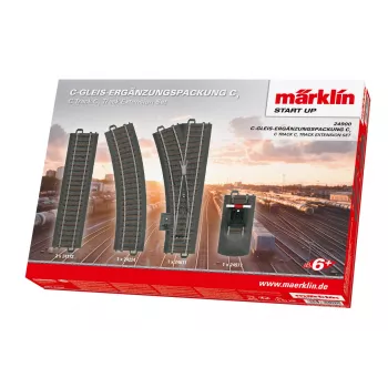 Märklin C-kisko täydennyssarja C1 - H0 mittakaava (24900)
