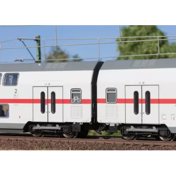 Märklin 43487 IC2 kaksikerroksinen väli vaunu DBpza 682.2, 2. luokka