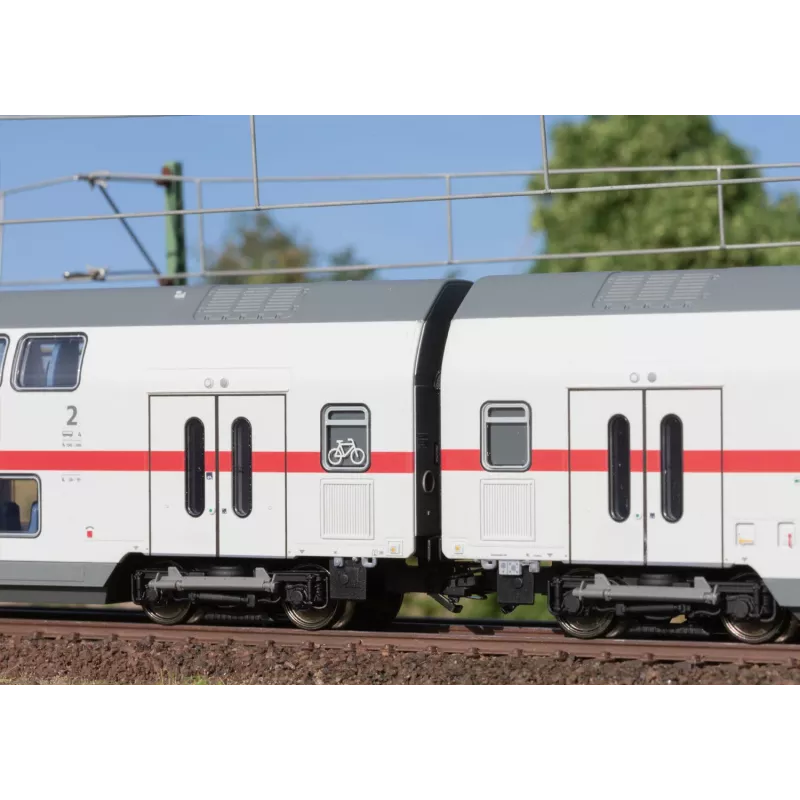 Märklin 43487 IC2 kaksikerroksinen välivaunu DBpza 682.2, 2. luokka
