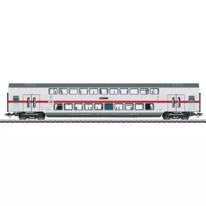 Märklin 43487 IC2 kaksikerroksinen välivaunu DBpza 682.2, 2. luokka