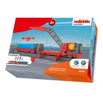 Märklin World 44347 H0 kuormauksen lisäsarja nosturivaunulla