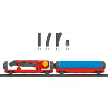 Märklin World 44347 H0 kuormauksen lisäsarja nosturivaunulla