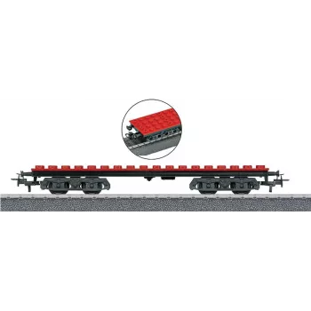 Märklin 44734 H0 rakennuspalikkavaunu, musta/punainen