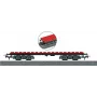 Märklin 44734 H0 rakennuspalikkavaunu, musta/punainen