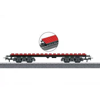 Märklin 44734 H0 rakennuspalikkavaunu, musta/punainen