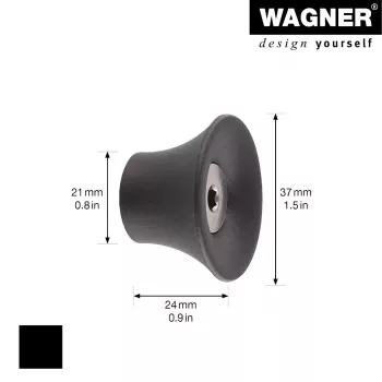 Wagner design yourself TULIP naulakko GH 0301, 1 koukku, musta 17030121