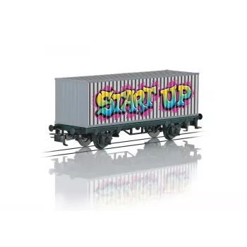 Märklin 44831 H0 katettu tavaravaunu, Märklin Magazin vuosivaunu 2001, aikakausi V, AC, Relex-kytkimet