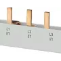 SIEMENS tappikiskokisko 4x3-vaihe 5ST3645, 12 moduulia, 63 A, 400 V, 10 mm², täysin eristetty