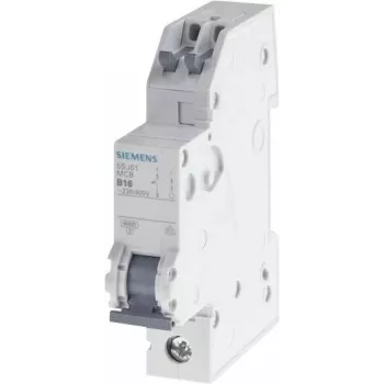 Siemens SENTRON 5SJ61167KS johdonsuojakatkaisija 1-napainen B16 6kA 230/400V AC
