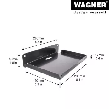 Wagner design yourself seinäteline WH 2088 musta (15208801)