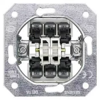 Siemens DELTA säleikkö-/rullaverhokytkin 5TA21180KK, polarvalkoinen