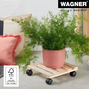 WAGNER design yourself kasvirulla GH0646 neliömäinen puukuvio 29 x 8 cm 20064601