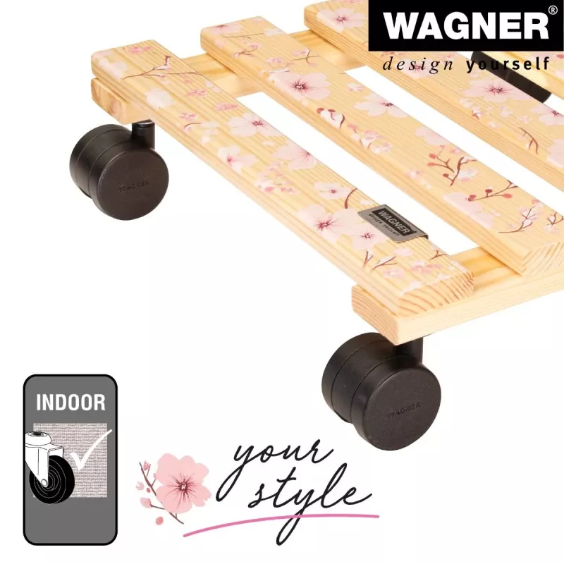 WAGNER design yourself kasvirulla GH0646 neliömäinen puukuvio 29 x 8 cm 20064601