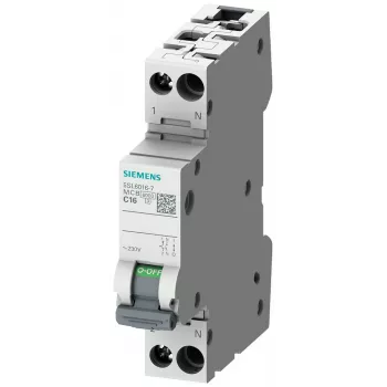 Siemens SENTRON 5SL6010-6 johdonsuojakatkaisija, 1P+N, C10, 230V, 6kA