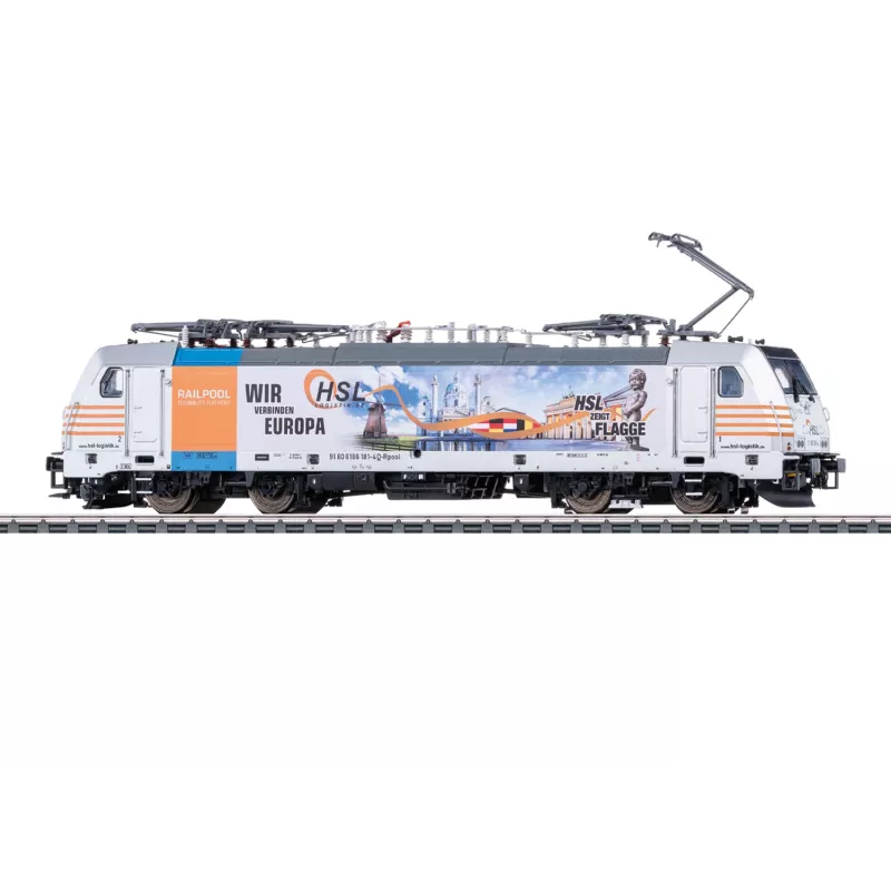 Märklin 38803 H0 sähköveturi BR 186 HSL Logistikilta