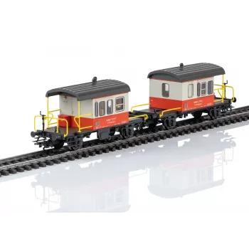 Märklin 46850 H0 SBB Sputnik liukuovivaunusarja, 2 vaunua