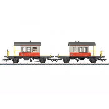 Märklin 46850 H0 SBB Sputnik liukuovivaunusarja, 2 vaunua
