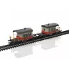 Märklin 46850 H0 SBB Sputnik liukuovivaunusarja, 2 vaunua