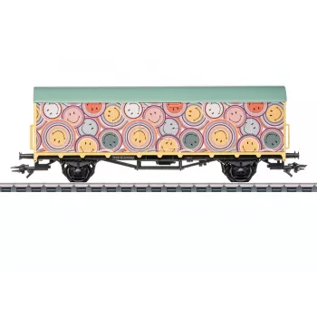 Märklin 048884 DRG G 10 katettu tavaravaunu H0 AC aikakausi II ruskea