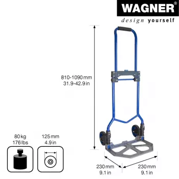 Wagner design yourself MM 4123 käsikärry 80 kg asti (20412301)