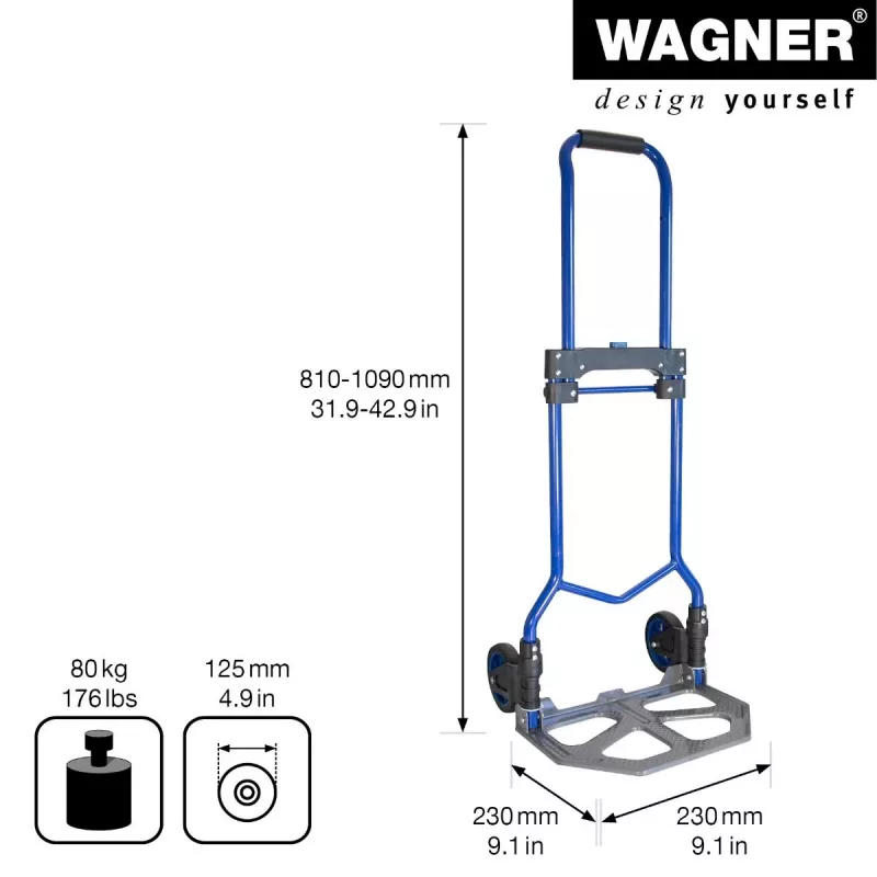 Wagner design yourself MM 4123 käsikärry 80 kg asti (20412301)