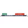 Märklin 47474 Sdggmrss kaksostaskuvaunu H0 mittakaava 1:87 kobolttisininen 393 mm