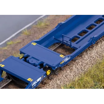 Märklin 47474 Sdggmrss kaksostaskuvaunu H0 mittakaava 1:87 kobolttisininen 393 mm