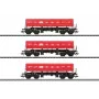 Märklin 48458 H0 3-osainen sivukaadettava vaunusarja Fas DB Schenker Rail Polska S.A.:lta