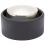 Wagner design yourself EH 5171 ovenpysäytin, sinkkivalu kumipuskurilla, Ø 5 cm, mattinikkeli/musta 15517111