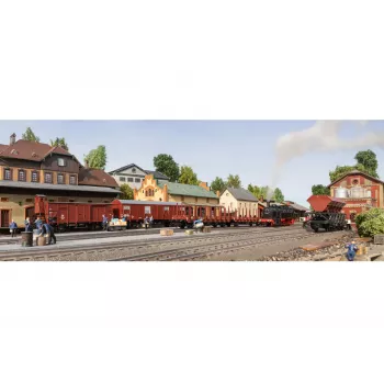 Märklin 48820 H0 G10 katettu tavaravaunu, Deutsche Bundesbahn, aikakausi III