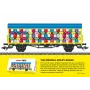 Märklin 48882 HO-mittakaava K.Bay.Sts.B. aikakausi I tavaravaunusarja (3 vaunua)