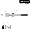 Wagner design yourself MM 4121 huonekalunnostin, hopea, 38 cm (20412101)
