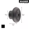 Wagner Design Yourself DOT naulakko GH 0202, 1 koukku, musta 17020221